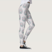 Peacock-cirkels Leggings (Rechts)