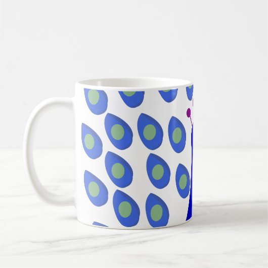 Peacock Coffee-Mok Koffiemok (Links)