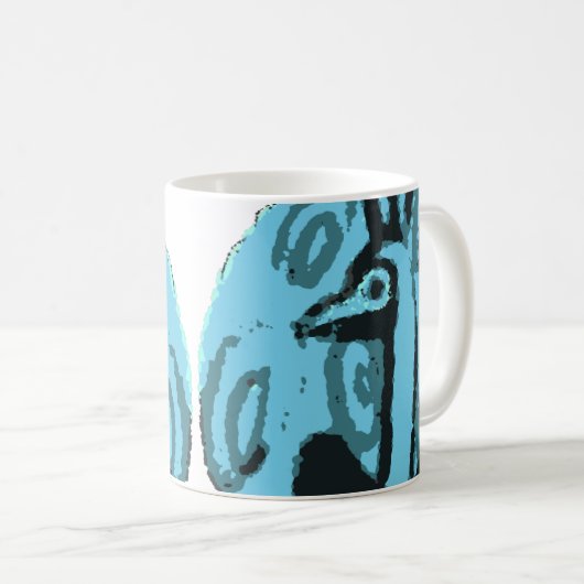 Peacock Coffee Mug Koffiemok (Voorkant rechts)