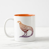 Peacock Coffee Mugs Tweekleurige Koffiemok (Links)