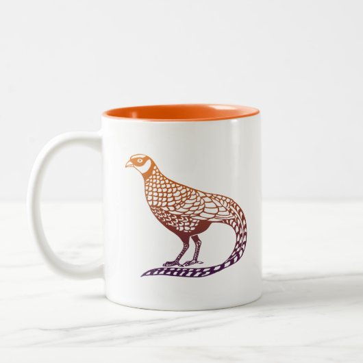 Peacock Coffee Mugs Tweekleurige Koffiemok (Links)