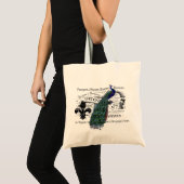  Peacock Collage Tote Bag (Voorkant (product))