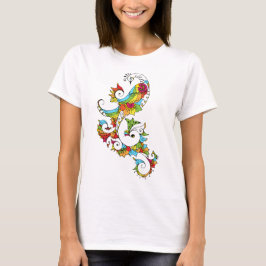 Peacock Colorful T-Shirt