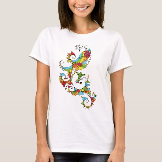 Peacock Colorful T-Shirt (Voorkant)