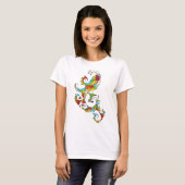Peacock Colorful T-Shirt (Voorkant volledig)