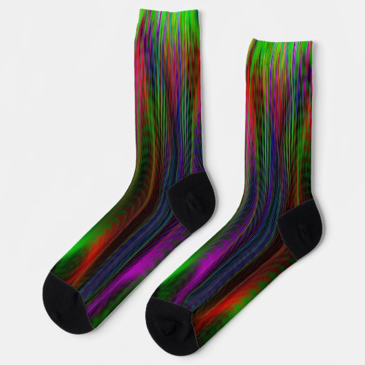 Peacock Colors Crazy Sokken (Links)