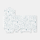 Peacock Confetti Waterverf Stippen Favoriet Box Bedankdoosjes (Uitgevouwen)