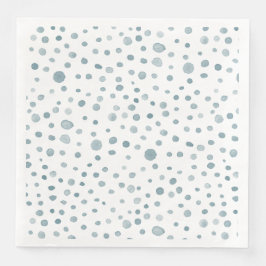 Peacock Confetti Waterverf Stippen Papier servet