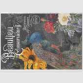  Peacock Conservatory and Botanical Garden Tissuepapier (Voorkant)