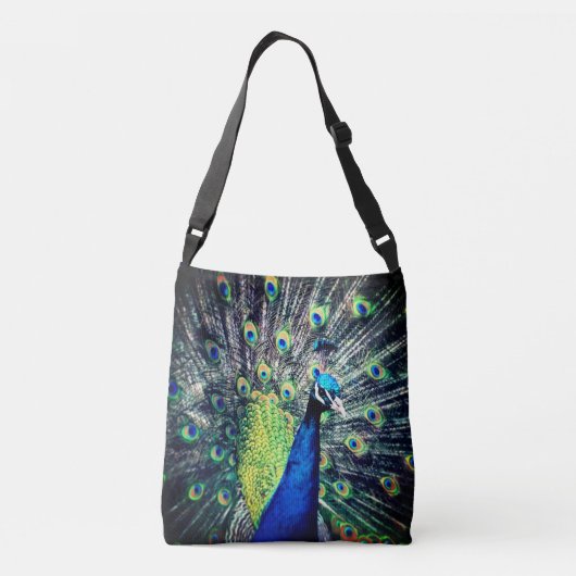 Peacock Crossbody Bag Crossbody Tas (Achterkant)