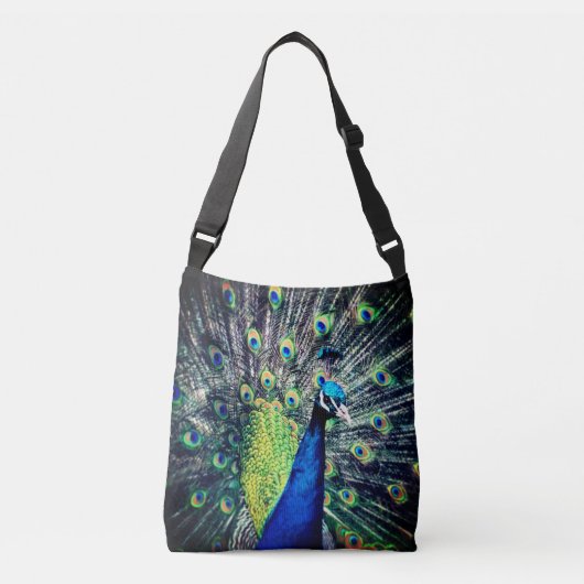 Peacock Crossbody Bag Crossbody Tas (Voorkant)