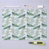 Peacock Damask Patroonpapier Tissuepapier (Craft)