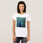 Peacock-dames uitgerust met T-shirt (Voorkant volledig)