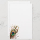 Peacock-damestationery Briefpapier (Voorkant / Achterkant)