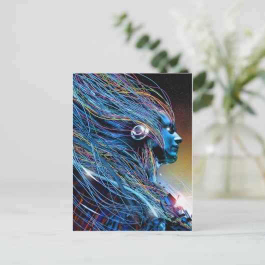 Peacock Dancer.jpg Briefkaart (Staand voorkant)