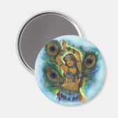 Peacock Dancer Magnet (Voorkant / Achterkant)