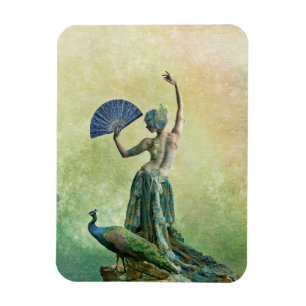 Peacock Dancer Magnet Magneet