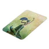 Peacock Dancer Magnet Magneet (Linkerzijde)