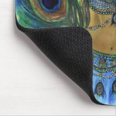 Peacock Dancer Mousepad Muismat (Hoek)