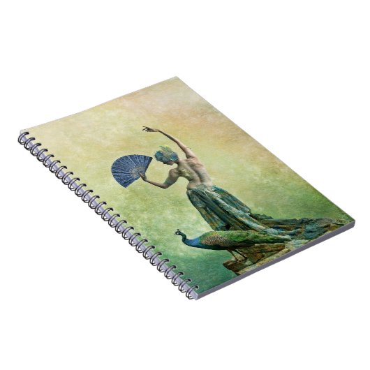 Peacock Dancer Note book Notitieboek (Rechterzijde)
