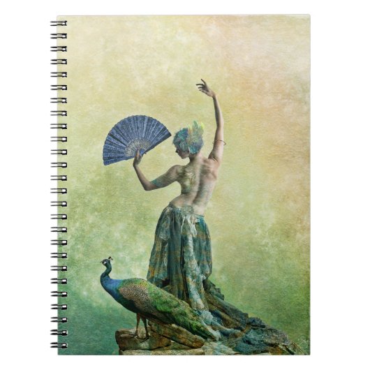 Peacock Dancer Note book Notitieboek (Voorkant)