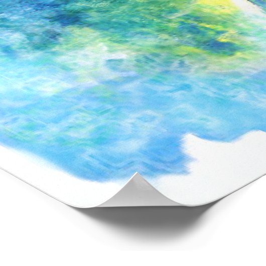 Peacock Dancer Poster (Hoek)