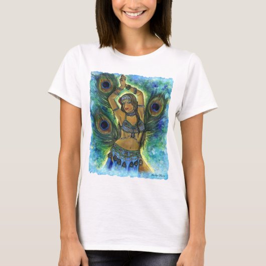 Peacock Dancer T-shirt (Voorkant)