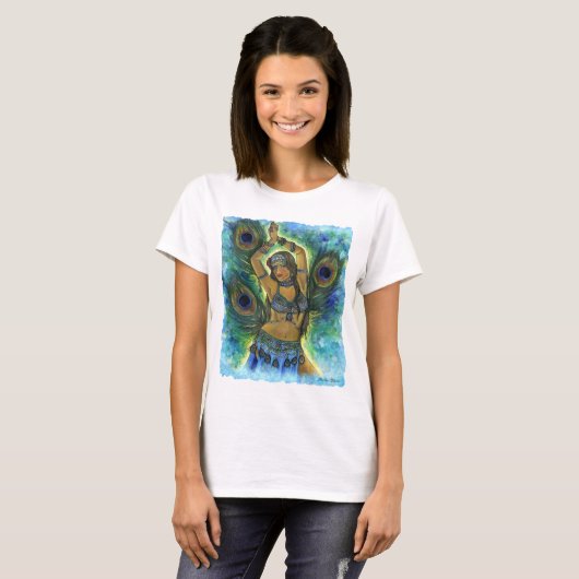 Peacock Dancer T-shirt (Voorkant volledig)
