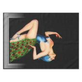 Peacock Dancer van Earle Kulp Bergey Tafelkleed (Voorkant (Horizontaal))