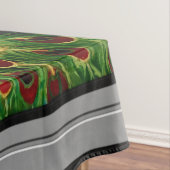 Peacock Dancer van Earle Kulp Bergey Tafelkleed (Voorbeeld)