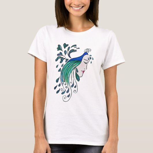 Peacock Dawn T-shirt (Voorkant)