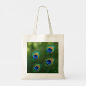 Peacock design Canvas tas (Achterkant)