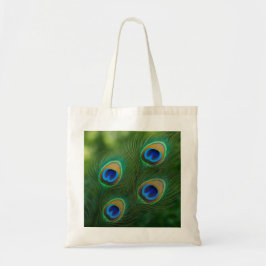 Peacock design Canvas tas