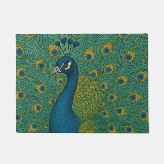 Peacock Deurmat (Voorkant)