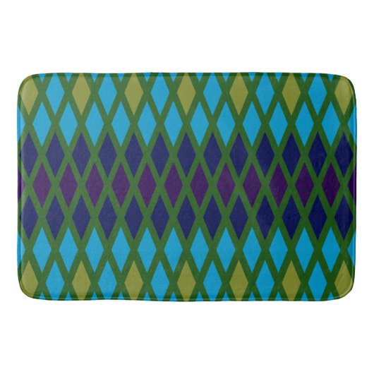 Peacock Diamond Badmat (Voorkant)