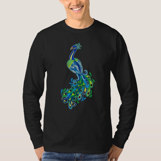 Peacock-dieren T-shirt (Voorkant)