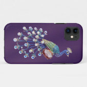 Peacock Digital Jewels Paarse iPhone 5 Hoesje (Achterkant (horizontaal))