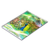 Peacock Digital Painting Notitieboek (Linkerzijde)