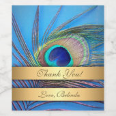  Peacock-doether Wijn Etiket (Enkel label)