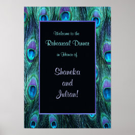 Peacock-doetherrepetitie: binnenste afdrukken poster