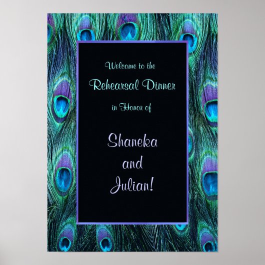 Peacock-doetherrepetitie: binnenste afdrukken poster (Voorkant)