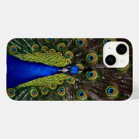 Peacock-doetherscherm Case-Mate iPhone Case (Achterkant (horizontaal))