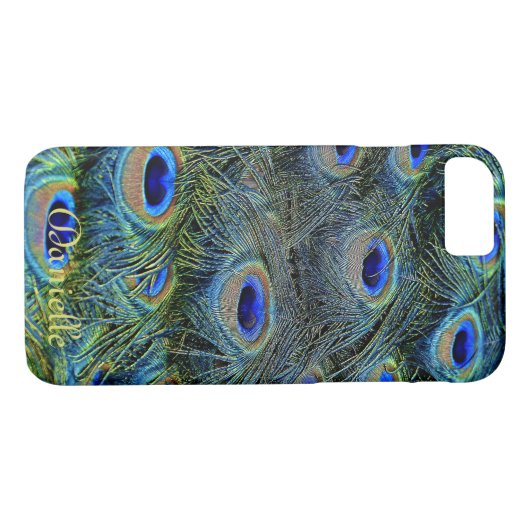 Peacock-doezelaar personaliseren Case-Mate iPhone case (Achterkant (Horizontaal))