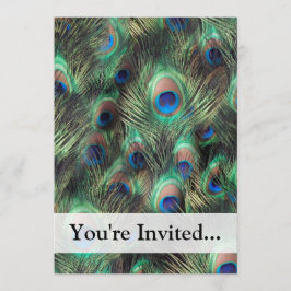 Peacock-doezelachtergrond Kaart
