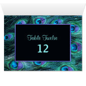 Peacock-doezeldrama - tafelzitplaatsnummer (Binnen Horizontaal (Onder))