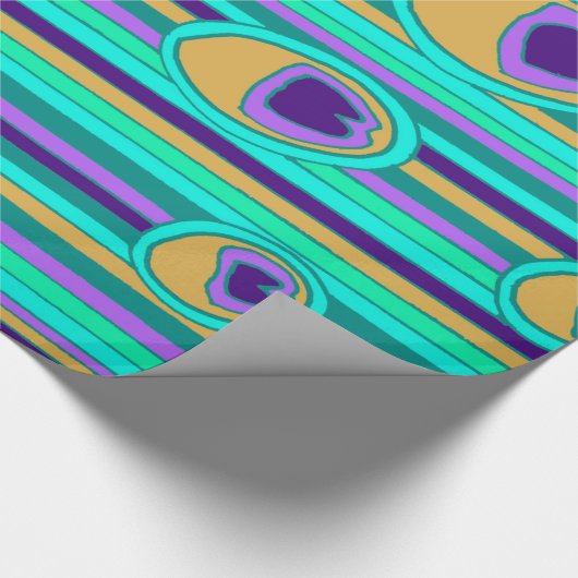 Peacock-doezelpapier Cadeaupapier (Hoek)