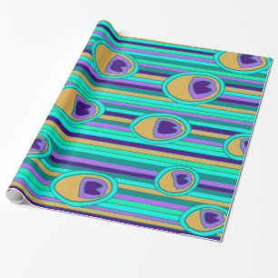 Peacock-doezelpapier Cadeaupapier