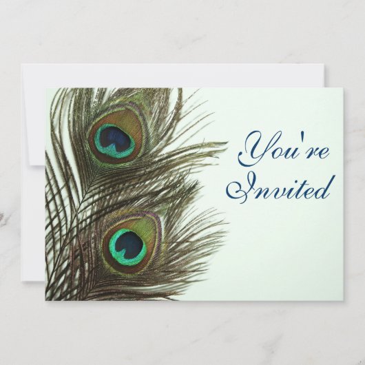 Peacock-doezeluitvinding Kaart (Voorkant)