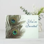 Peacock-doezeluitvinding Kaart (Staand voorkant)