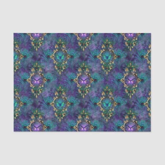 Peacock-doezelvaten van papier (Voorkant)